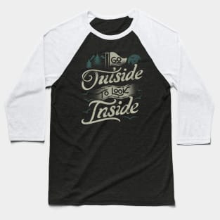Go Outside To Look Inside II by Tobe Fonseca Baseball T-Shirt